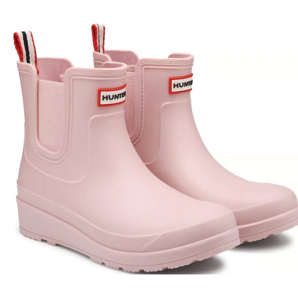 Hunter Tabitha Chelsea Rain Boots- Pink